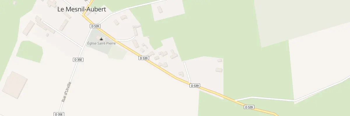 Plan du 15 Rue du Calvaire au Mesnil-Aubert