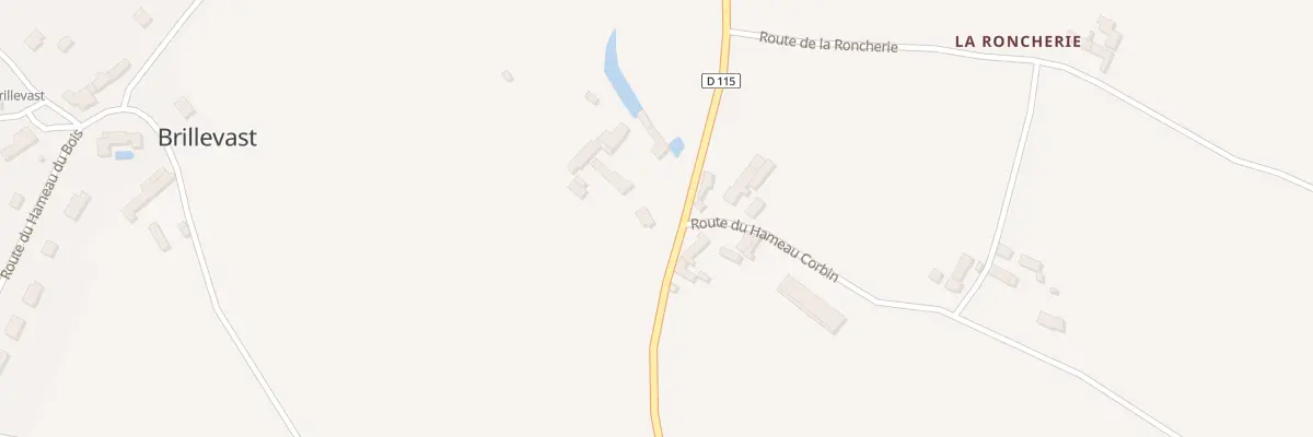 Plan du 1 Rte du Douaire à Brillevast