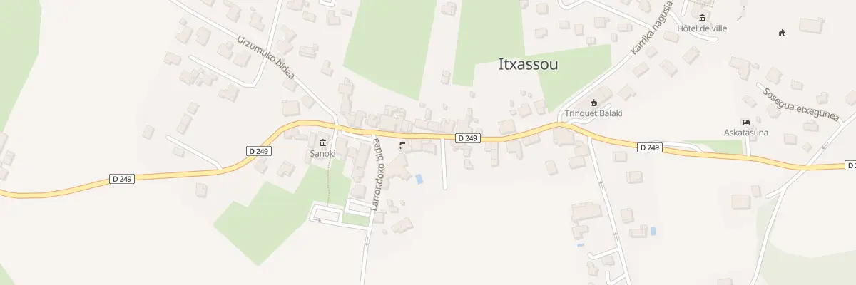 Plan du 5023 La Place à Itxassou