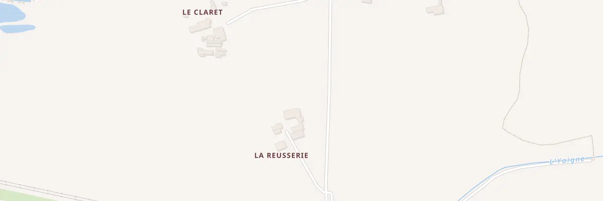 Plan du 10 La Reusserie à Domagné
