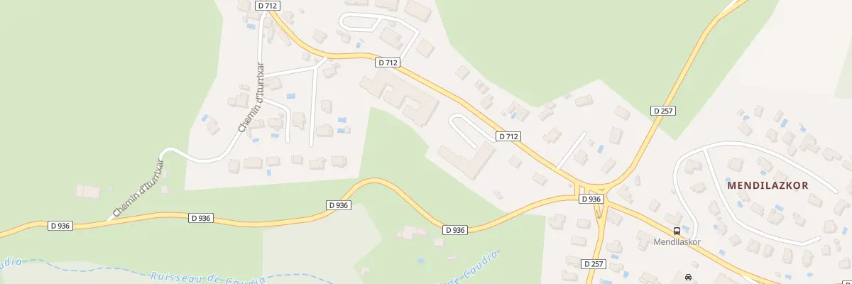 Plan du 600 Rte du bourg de Mouguerre à Mouguerre