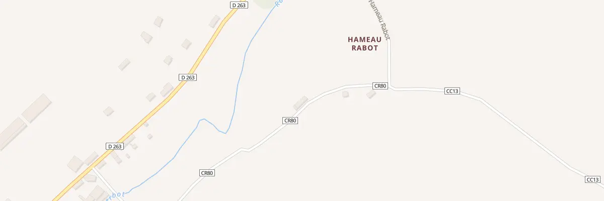 Plan du 2 Hameau Rabot à Teurthéville-Bocage