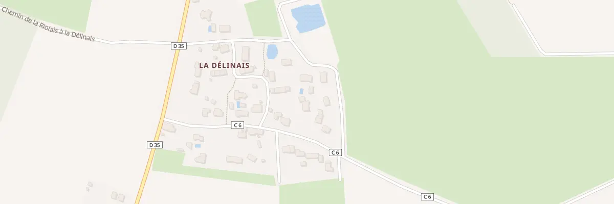 Plan du 16 La Delinais à Louisfert