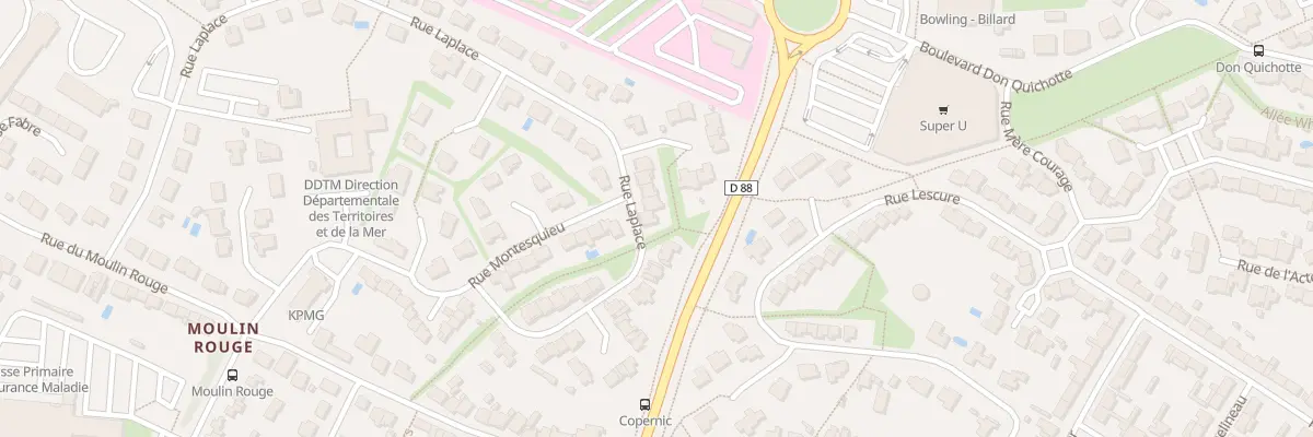 Plan du 119 Rue laplace à La Roche-sur-Yon