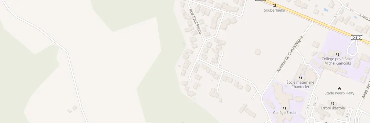 Plan du 1 Rue Pablo Tillac à Cambo-les-Bains