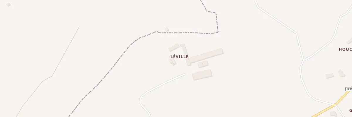 Plan du 4 Leville à Courcy