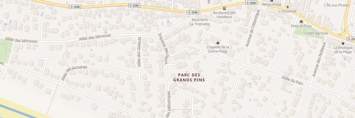 Plan du 14 All des Fleurs à La Tranche-sur-Mer