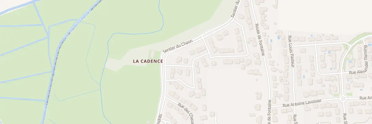Plan du 10 Rue des pluviers dores à Angles
