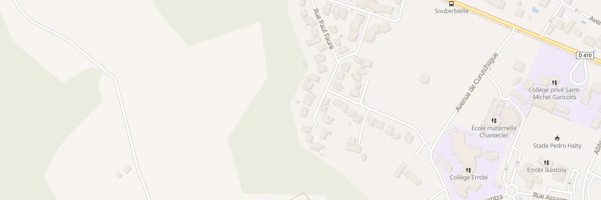Plan du 3 Rue Pablo Tillac à Cambo-les-Bains