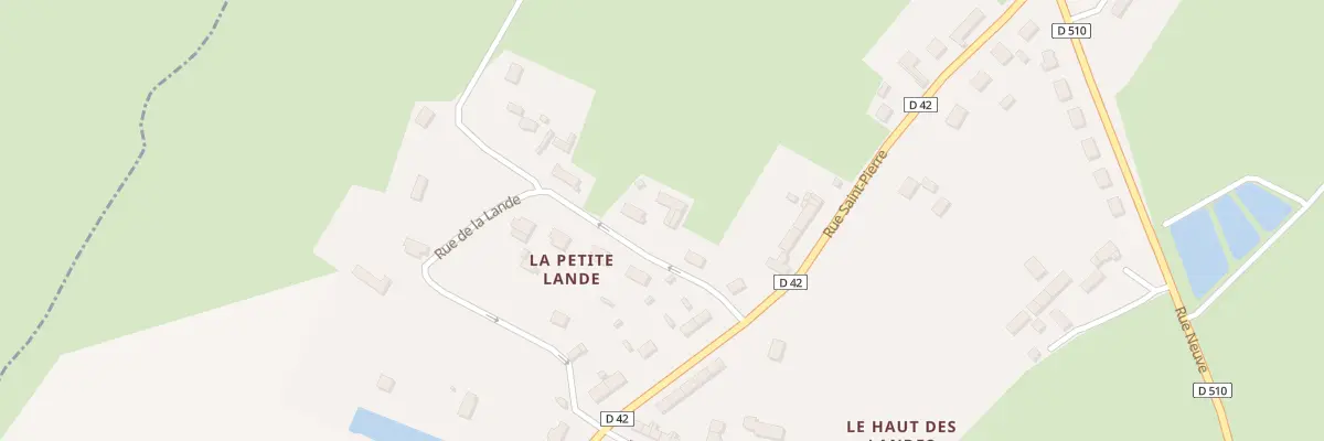 Plan du 3 Rue de la Lande au Ham