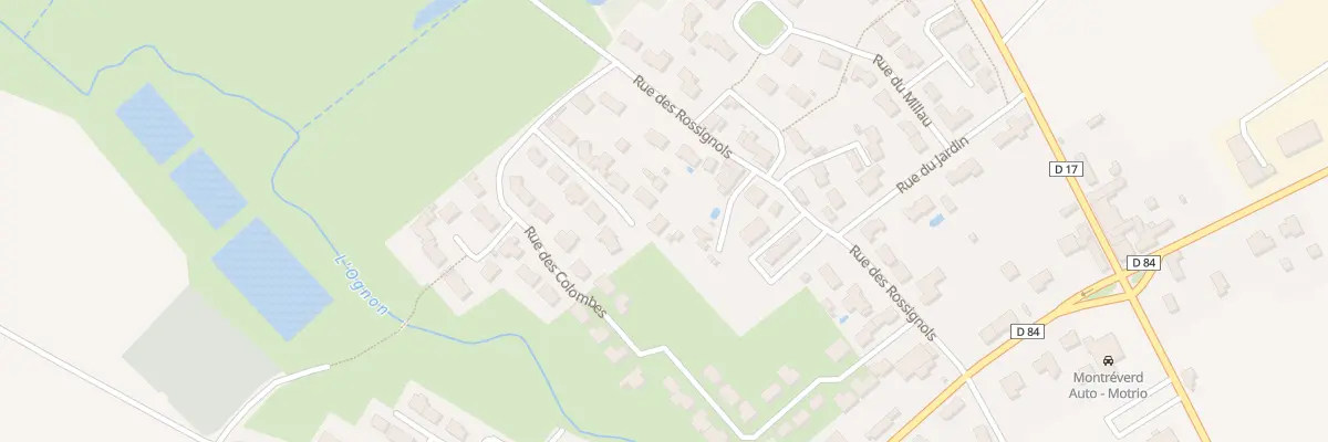 Plan du 11 Rue des chardonnerets à Montréverd