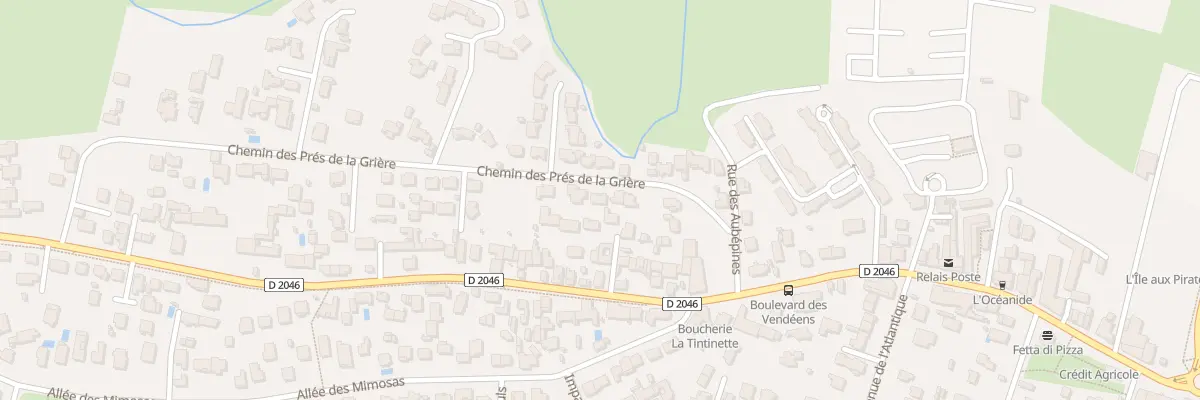 Plan du 54B Che des Prés de la Grière à La Tranche-sur-Mer