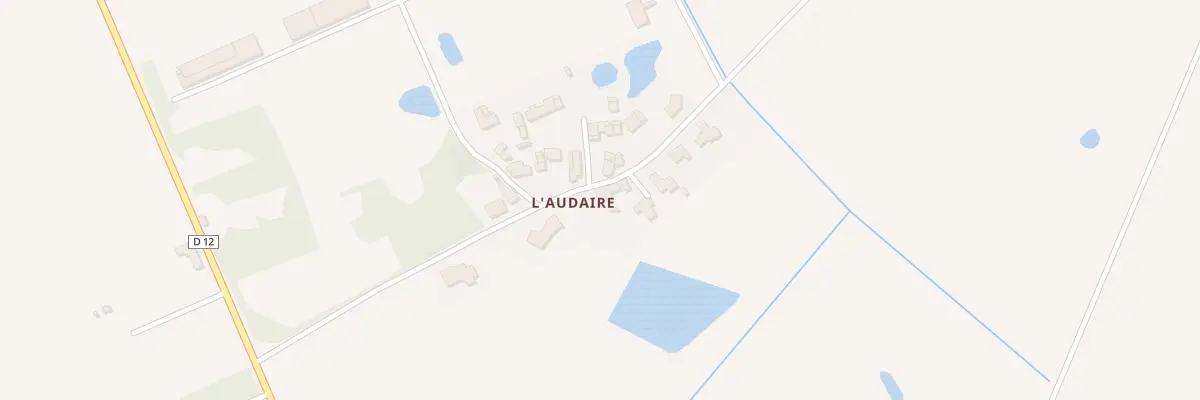 Plan du 12 L’Audaire à Vieillevigne