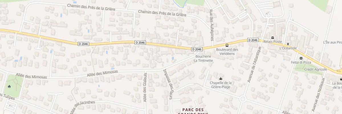 Plan du 52 Bd des Vendéens à La Tranche-sur-Mer