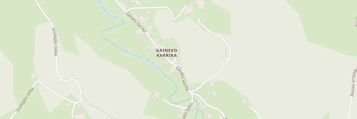 Plan du 5088 Gaineco Carrica à Urepel