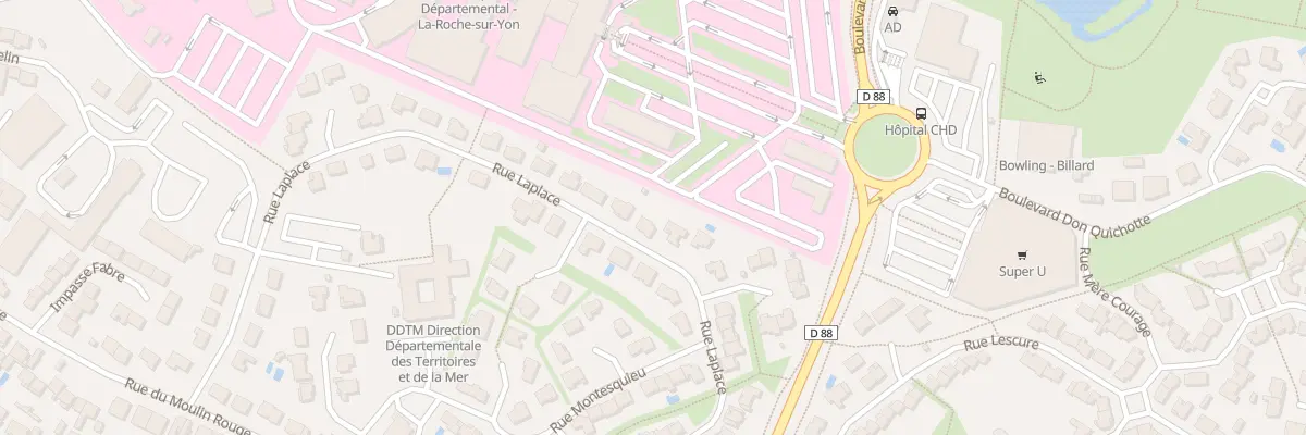 Plan du 95 Rue laplace à La Roche-sur-Yon