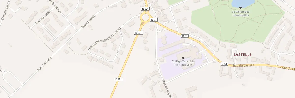 Plan du 2A Rue de Rupaley à Saint-Sauveur-Villages