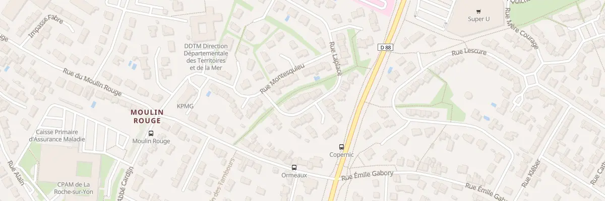 Plan du 140 Rue laplace à La Roche-sur-Yon