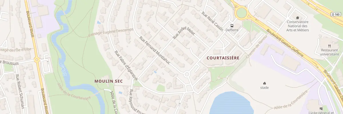 Plan du 124 Rue Fernand Montlahuc à La Roche-sur-Yon
