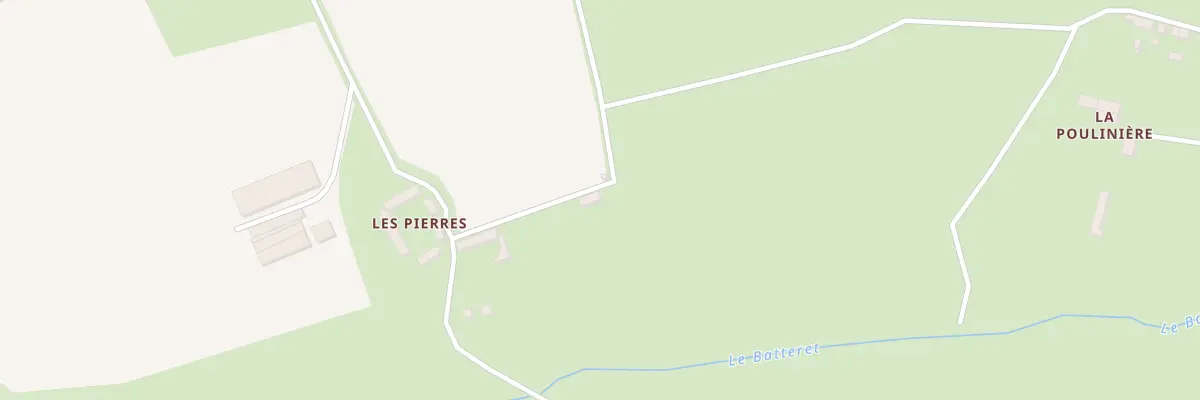 Plan du 5495 Les Pierres à Cérences