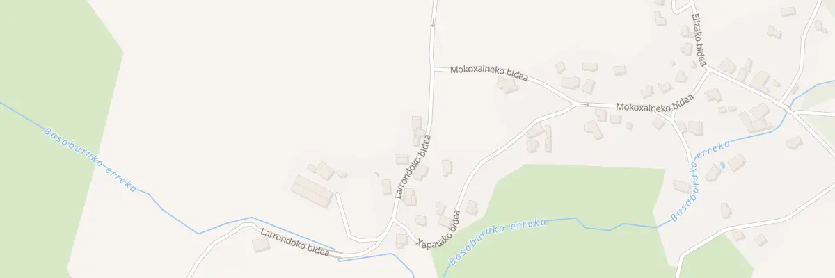 Plan du 318 Larrondoko bidea à Itxassou