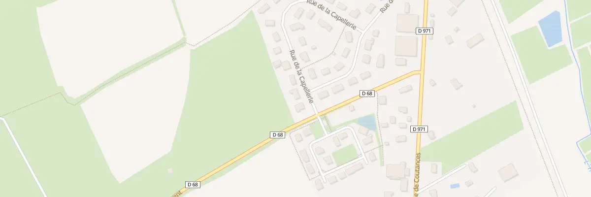 Plan du 4 Rue de la Capellerie à Périers