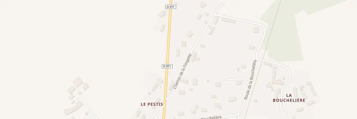 Plan du 5365 Le Pestis de Bas à Saint-Sauveur-Villages