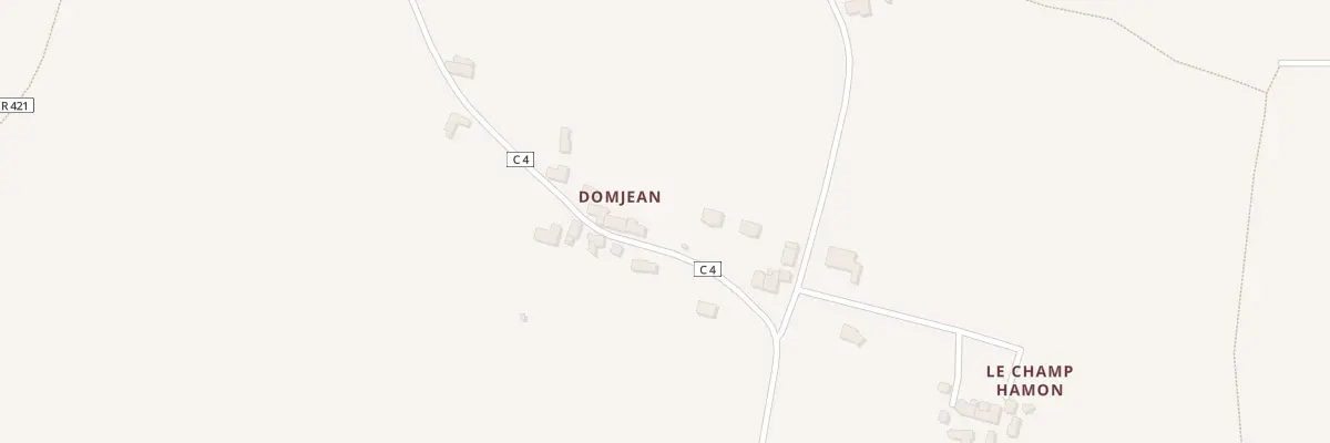 Plan du 10 Domjean à Saint-Marc-le-Blanc