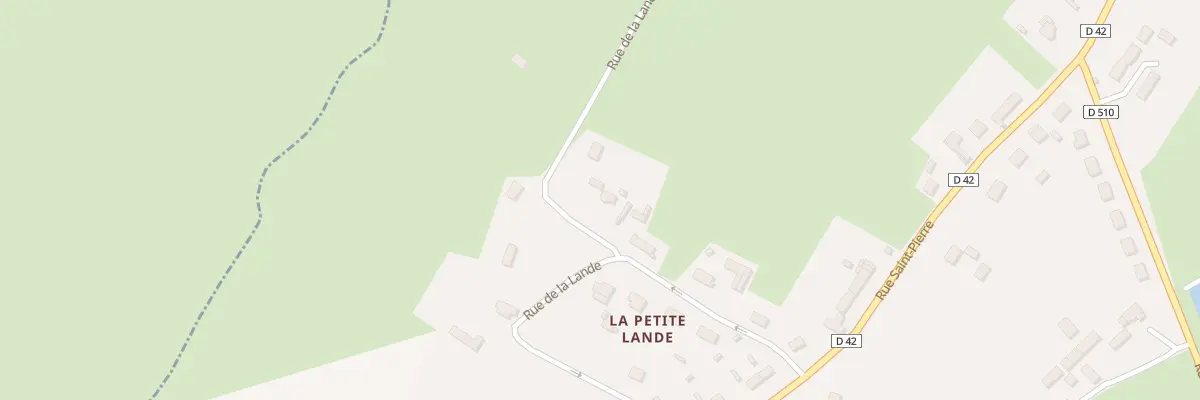 Plan du 7 Rue de la Lande au Ham