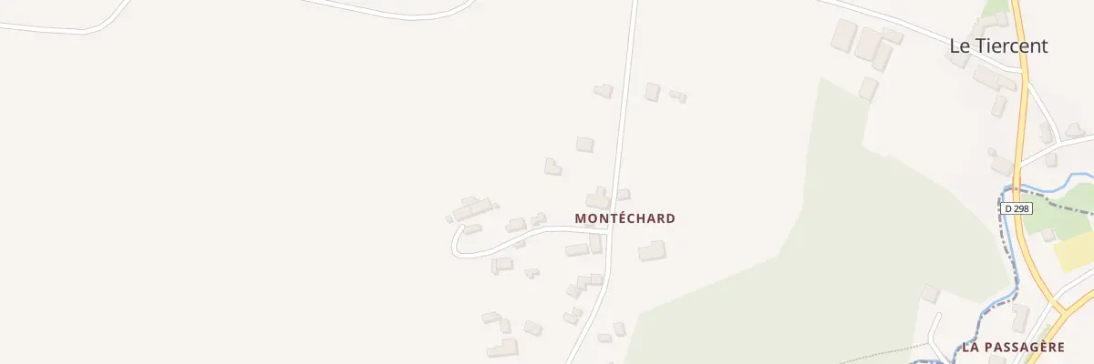 Plan du 5083 Montéchard au Tiercent