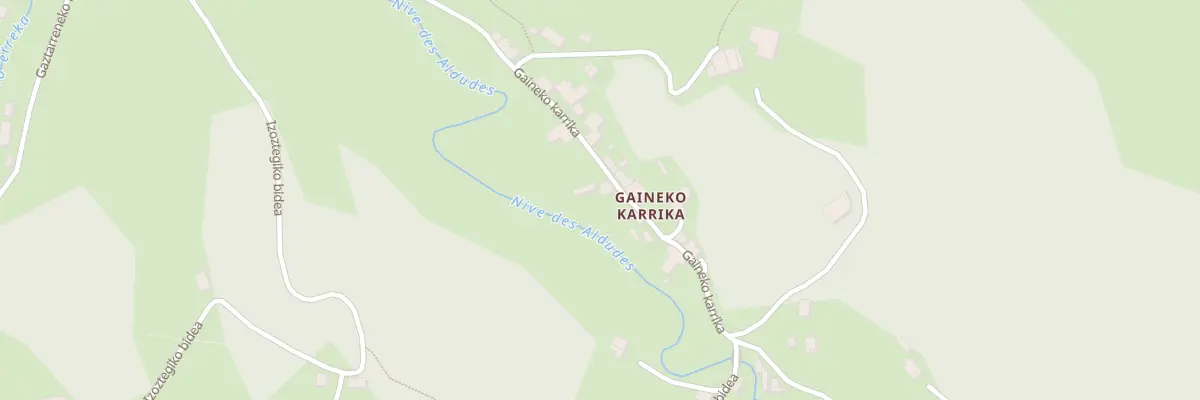 Plan du 340 Rte de Gaineko Karrika à Urepel