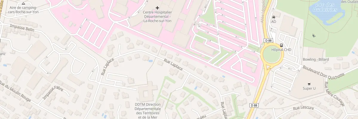 Plan du 77 Rue laplace à La Roche-sur-Yon
