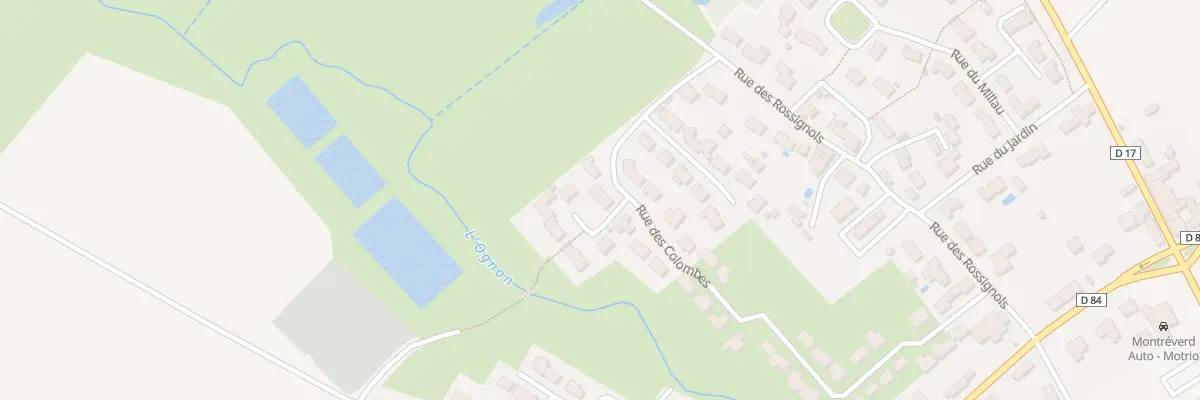 Plan du 4 Rue des colombes à Montréverd