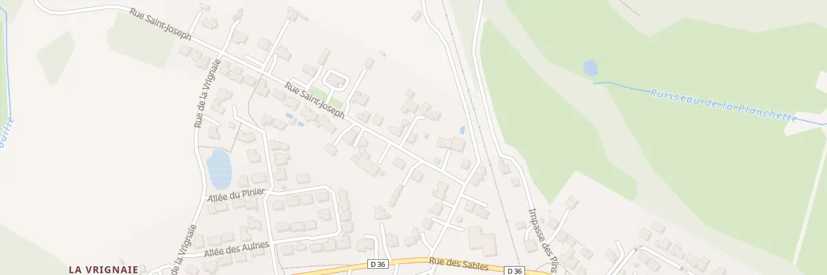 Plan du 6 Rue saint-joseph à Nesmy