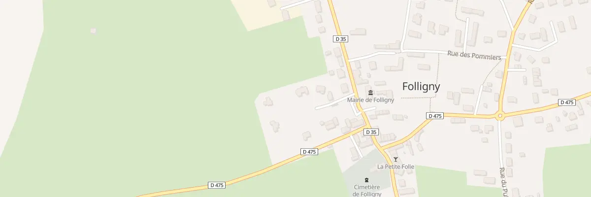 Plan du 35B Rue de la Liberation-le Mesnil à Folligny