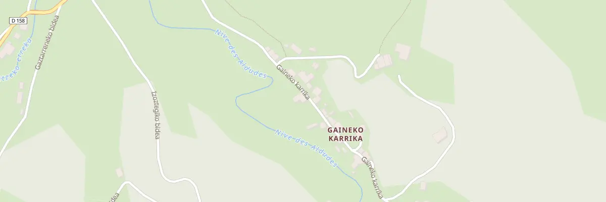 Plan du 294 Rte de Gaineko Karrika à Urepel