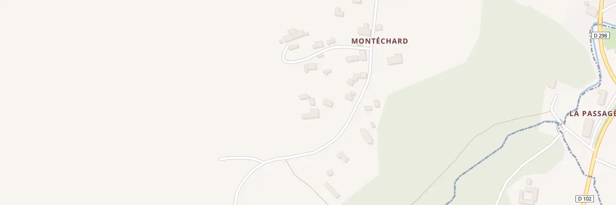 Plan du 5078 Montéchard au Tiercent