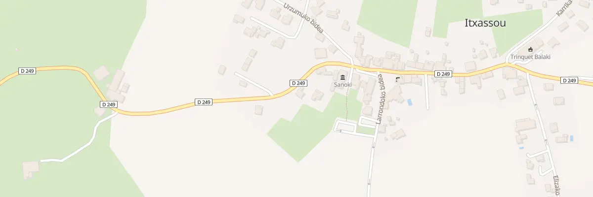 Plan du 125 Basaburuko Errebidea Rd249 à Itxassou