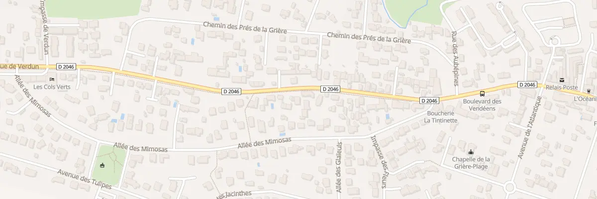 Plan du 32 Bd des Vendéens à La Tranche-sur-Mer