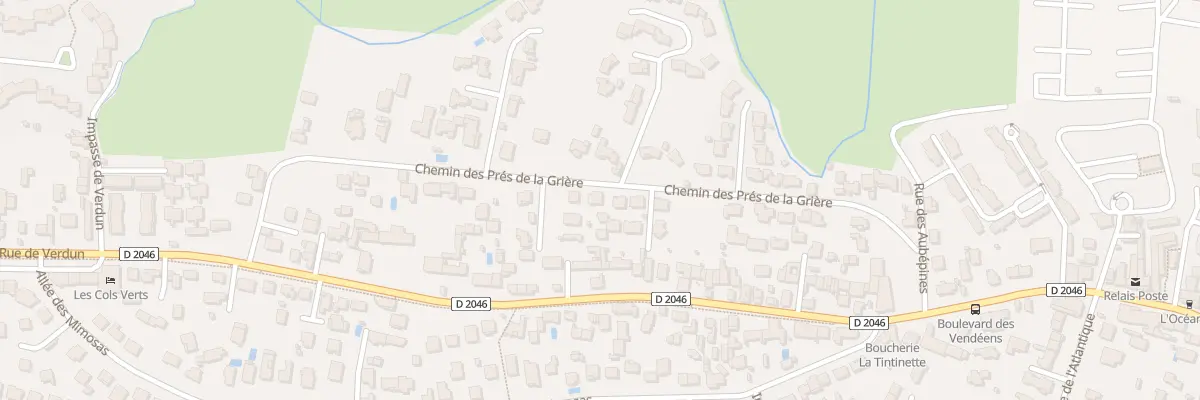 Plan du 38 Che des Prés de la Grière à La Tranche-sur-Mer