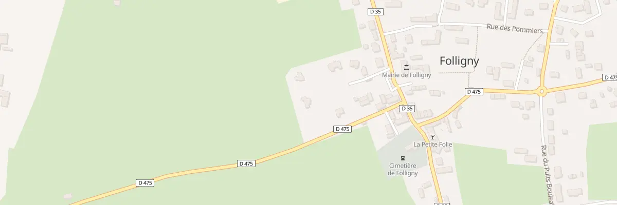 Plan du 16 Rue de la Besliere - le Mesnil à Folligny