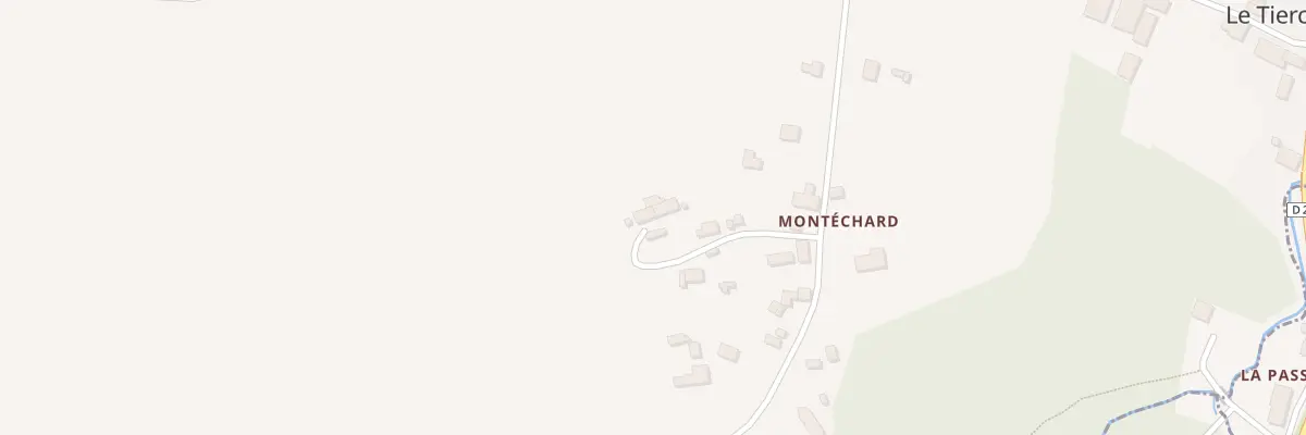 Plan du 5094 Montéchard au Tiercent