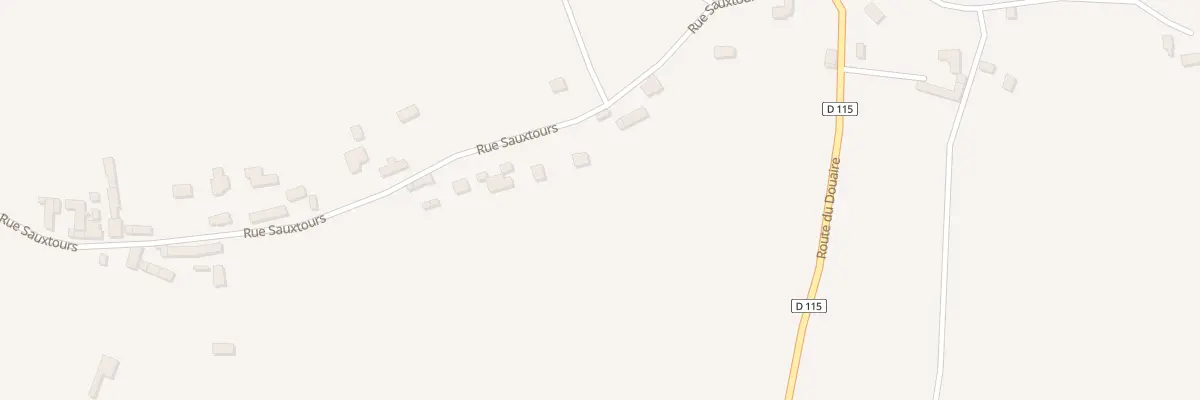 Plan du 20B Rue La Rue de Sauxtour à Théville