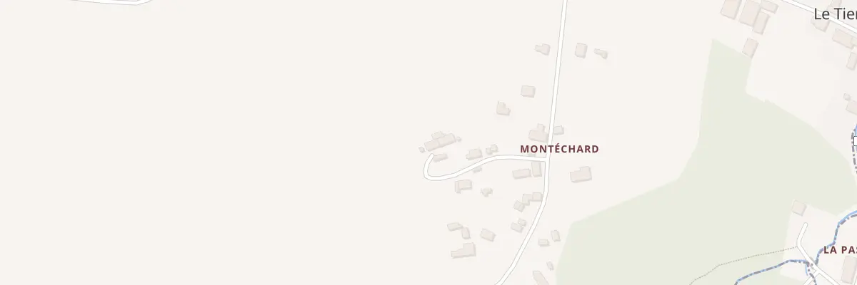Plan du 5104 Montéchard au Tiercent