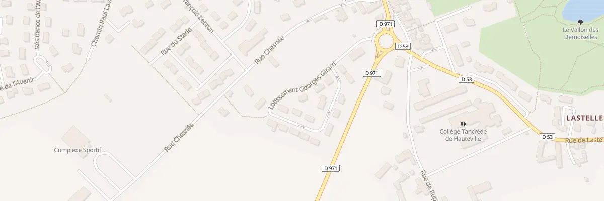Plan du 6 Rue Georges Girard à Saint-Sauveur-Villages