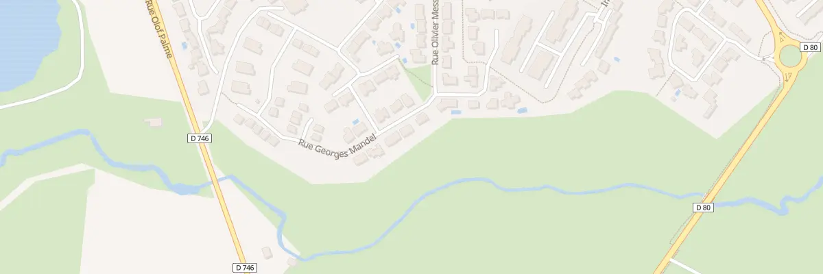Plan du 7 Rue georges mandel à La Roche-sur-Yon