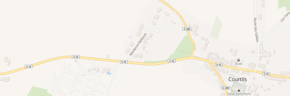 Plan du 7 Res Bellevue à Courtils