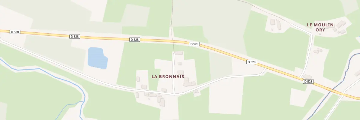 Plan du 5282 La Bronais à La Bouëxière