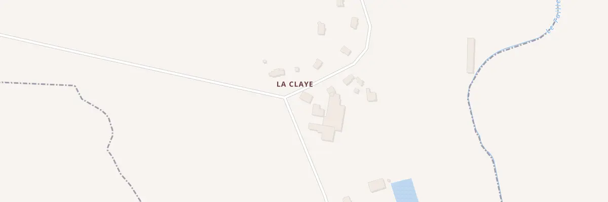 Plan du 6255 La Claye à Domagné