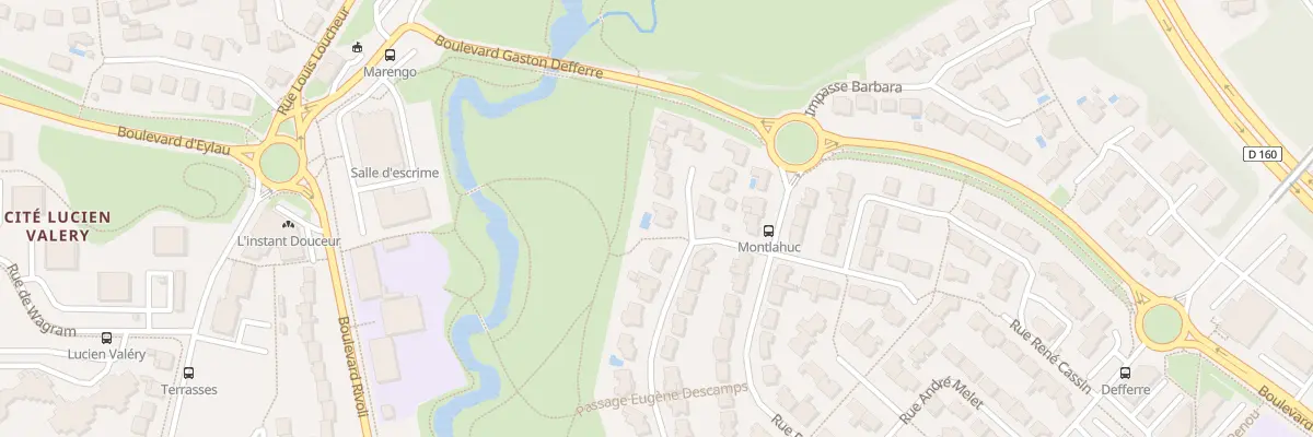 Plan du 3 Imp Monseigneur Affre à La Roche-sur-Yon